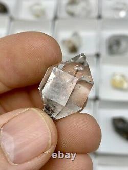 54 Piece Wholesale Flat Of Mixed B-c Grade Ny Herkimer Diamond Quartz Crystals