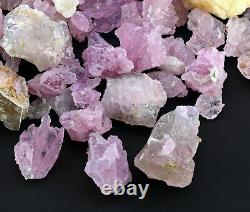 59 grammes de magnifiques morceaux de quartz rose rose de Kunar, Afghanistan