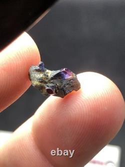 5.16 Crt / Cristaux de Saphir Winza Naturels Sur Matrice. Pièce de Collection