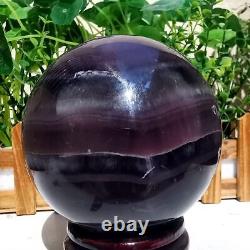 5.43lb Natural Rainbow Fluorite Crystal Quartz Piece Healing Specimen Stone