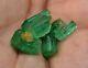 5 Pièces 12 Carat Green Emerald Crystals Lot De Panjsher Afghanistan