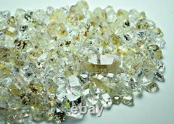 656 Ct Rare 270pièces Florescent À L'intérieur Petroleum Diamond Quartz Crystals Lot@pk