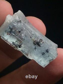 65carat Mindblowing Rough Aquamarine Crystal 2pièces De Skrdou Pakistan