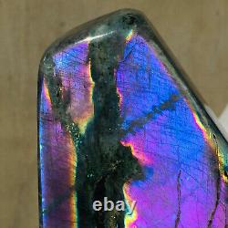 666g Natural Purple Labradorite Crystal Piece Rough Healing Specimen (en)