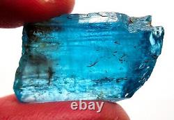 66 Carat Cristal Aquamarine En Deux Pièces Okene, Beryl Nigeria Grande Couleur