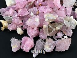 73 grammes de magnifiques morceaux de quartz rose de Kunar, Afghanistan