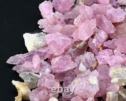 73 grammes de magnifiques morceaux de quartz rose de Kunar, Afghanistan