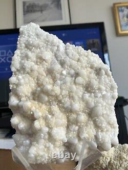 7.65 Lb Cluster De Cristal Blanc Quartz Naturel! Belle Pièce D'affichage