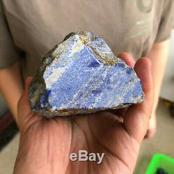 7.84lb Naturelle Lapis-lazuli Pièces Sur Le Lieu De Pierre De Quartz Du Point Barreau Cristallin G708