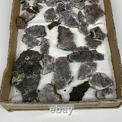 870g, 1-5.3, Petits Morceaux Cluster Minéral De Manganèse Dur, B10951