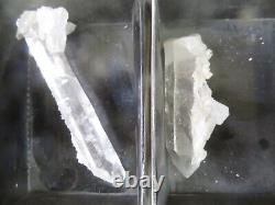 8 Pièces Pointe de Quartz Plat Mine Coleman Jessieville Arkansas