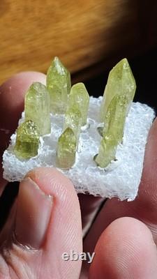 AAA Belle collection de 9 pièces de spécimens de vézuviannite Jeffrey Québec. (Fermé)