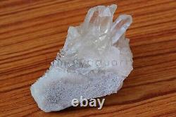 AAA+ Himalayen Samadhi Quartz blanc Minéraux naturels 1,07 kg Spécimen de Quartz