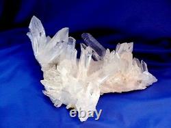 Arkansas Cluster Cristal Quartz - Pièce Collier Creek, Pièce Collectrice Super Nice