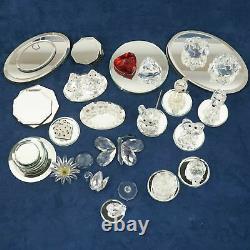 Assortiment Swarovski Crystal Lot 15 Pièces, Plateformes Miroirs - Livraison Gratuite États-unis