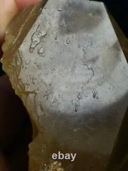 Astrophyllite Inclus Cristal Quartz D'or, Pièce Esthétique Pour La Collection- Pk