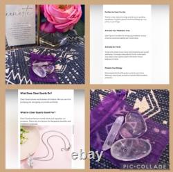 Beaucoup de cristaux naturels