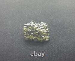 Besednice Moldavite Regular Grade Pièce 2,63 Grammes 13,15 Ct Tektite Cristal
