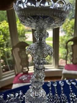 Chandelier en verre cristal - Pièces pour reconstruction 5 bras + lot de pièces