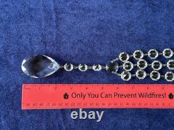 Chandelier en verre cristal - Pièces pour reconstruction 5 bras + lot de pièces