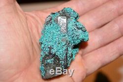 Chrysocolla Sur Quartz Du Pérou 7 Pièce Parcelle # 1234