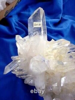 Cluster de cristaux de quartz d'Arkansas - Morceau de Collier Creek, Superbe pièce de collection