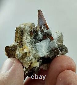 Clusters En Cristal De Quartz Recouverts De Brookite (petites Pièces) Baluchistan 14pcs
