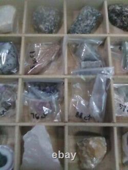 Collection Uv Reactive Mineral & Crystal Glows Sous Uva & Uvc Plus De 30 Pièces