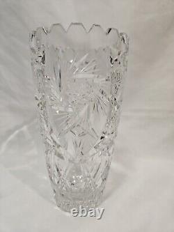 Collection de 10 pièces en cristal de Bohême avec design en étoile à roue dentée