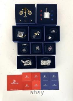 Collection de Figurines Miniatures en Cristal Swarovski 10 Pièces # 12