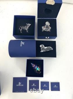 Collection de Figurines Miniatures en Cristal Swarovski 4 Pièces # 20