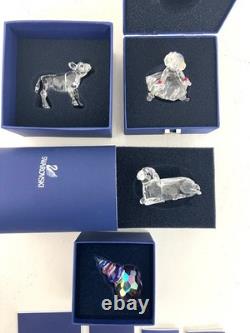 Collection de Figurines Miniatures en Cristal Swarovski 4 Pièces # 20