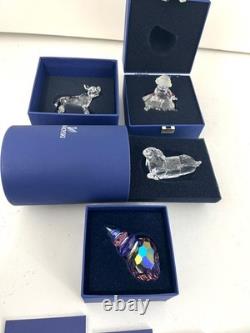 Collection de Figurines Miniatures en Cristal Swarovski 4 Pièces # 20