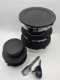 Collection de Rangement et de Service Tupperware Crystal Clear 8 Pièces Clairement Élégante