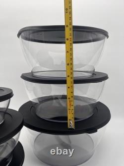 Collection de Rangement et de Service Tupperware Crystal Clear 8 Pièces Clairement Élégante
