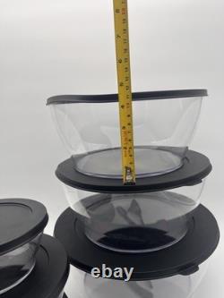 Collection de Rangement et de Service Tupperware Crystal Clear 8 Pièces Clairement Élégante