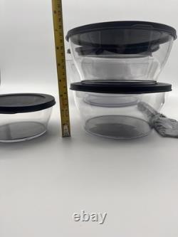 Collection de Rangement et de Service Tupperware Crystal Clear 8 Pièces Clairement Élégante