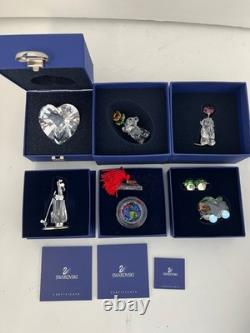 Collection de figurines miniatures en cristal Swarovski 6 pièces # 16