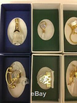 Cristal Swarovski Souvenirs Lot De 10 Pièces Avec Boîtes Et Cert