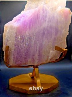Cristal de Kunzite Brut Massif de 27 690 Carats, Pièce de Collection Déclarative