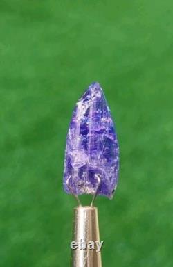 Cristal de Tanzanite Terminé Une Pièce Éblouissante Pour Collection (15ct)