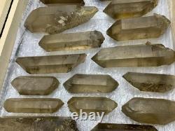 Cristaux de Quartz Fumé Naturel Bien Terminés Cristaux de Guérison Skardu, mine 20pcs