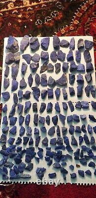 Cristaux de lapis-lazuli Roche Minéraux 1037 grammes 172 morceaux plus rares