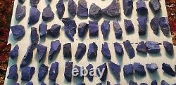 Cristaux de lapis-lazuli Roche Minéraux 1037 grammes 172 morceaux plus rares
