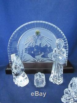 Crystal Nativité 14 Waterford Piece Set Excellent