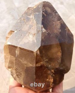 DT Quartz Fumé Cristal Avec Belle Formation Une Pièce de Collection #1222grammes