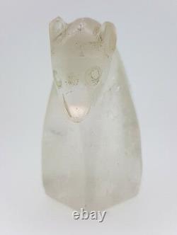 Début 7ème-8ème Siècle Persan Sassanian Rock Crystal Knight Chess Piece Senmurv