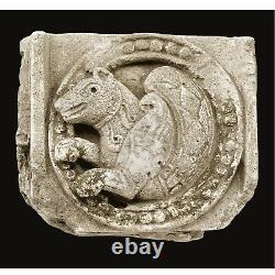 Début 7ème-8ème Siècle Persan Sassanian Rock Crystal Knight Chess Piece Senmurv