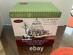 Département 56 Serre Crystal Gardens Christmas In The City 59219 NOS 2004