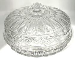 Dôme à tarte couvert en cristal Shannon par Godinger 12x7 Slovaquie